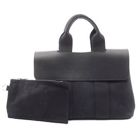 Borsa in pelle Hermès Valparaiso PM Nera Nero