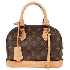 Louis Vuitton Bolso de Hombro Alma BB Castaño