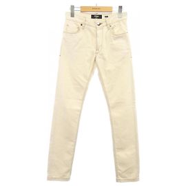 Jeans de algodão Fendi Bege