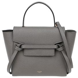 Céline Sac à main épaule Nano Tote Belt Marron