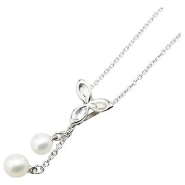 Colar de metal Tasaki Prata