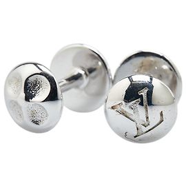 Taiga Silber Manschettenknöpfe von Louis Vuitton Grün