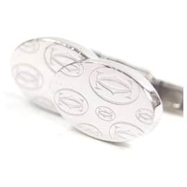 Cartier Silver 925 Cufflinks Silvery