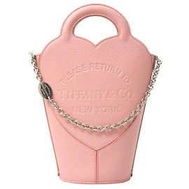 Tiffany & Co Return to Tiffany Leder Schultertasche Pink Andere