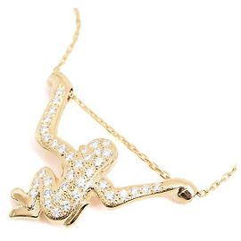 Colar de Pérolas e Diamantes MIKIMOTO Au750 Dourado
