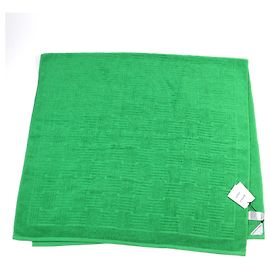 Toalla de Playa de Algodón Bottega Veneta 651118 Verde