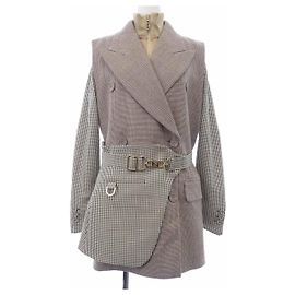 Fendi FJ7280 AKSM Ensemble Jacket Black Beige