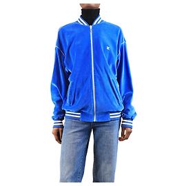 Céline Blaue Samt-Trackjacke - Größe XS Blau