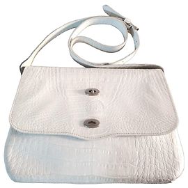 Bolsa de Ombro Fendi Vintage Branco