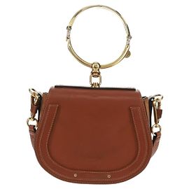 Chloé Borsa a tracolla Chloe Nile in pelle piccola Marrone