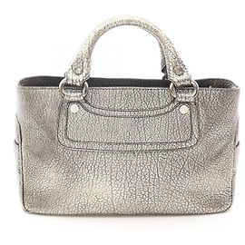 Céline Celine Boogie Bag - Gold Leather Handbag Golden