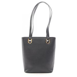 Sac à main Gancini de Salvatore Ferragamo Noir
