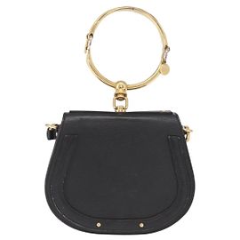 Chloé Chloe Nile Crossbody Bag Leather Small Black