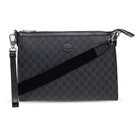 Gucci BLACK Shoulder bag with monogram Grey