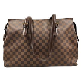 Borsa Tote Damier Chelsea Louis Vuitton Marrone Damier ebene