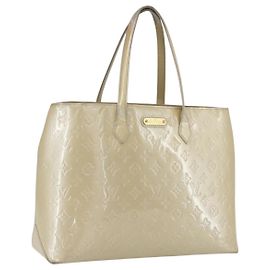 LOUIS VUITTON Sac Tote Wilshire GM Monogram Vernis Broncorail LV Auth 163370 Autre