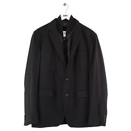 Hugo Boss Schwarze Wolljacke Schwarz