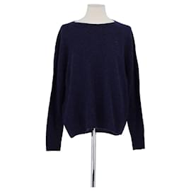 Eric Bompard Pull en cachemire marine Bleu Marine
