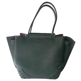Tod's TOD’S Sac Cabas Seau Wave cuir lisse noir TBE Noir