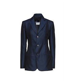 Maison Martin Margiela Maison Margiela Navy Blue Wool Blend Blazer Dark blue