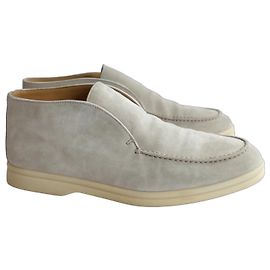 Botines Loro Piana Open Walk Gris Paloma Gris