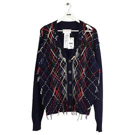 Maison Martin Margiela Navy wool vest Navy blue