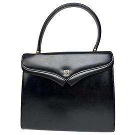 Bolsa de couro vintage Givenchy preta Preto
