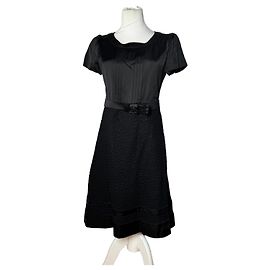 Vintage Courreges Kleid Schwarz 38/M Schwarz