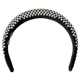 Diadema Prada con Strass Nero