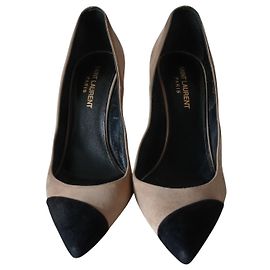 Saint Laurent Schuhe Beige