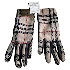 Luvas Burberry Bege