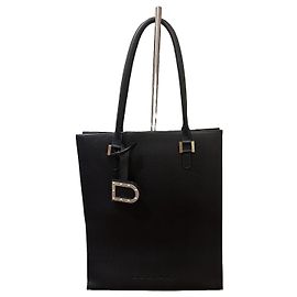 Delvaux Le Jeff Tote Bag Black Leather Black