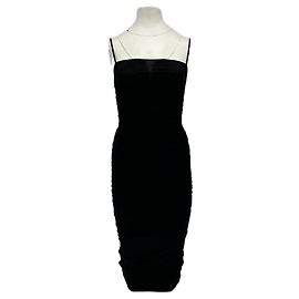 Autre Marque Robe mi-longue noire plissée WARDROBE NYC Noir