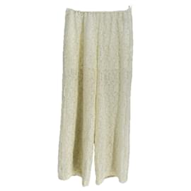 Autre Marque Weiße Spitzenhose Weiß