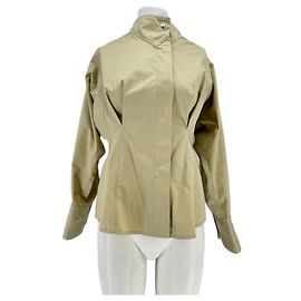 Isabel Marant Etoile Blusa bege de gola alta Bege