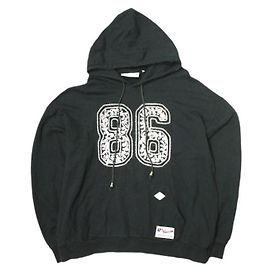 Autre Marque Pull en coton brodé CORD EMBROIDERED H Noir