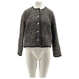 Ba&Sh Jaqueta de Tweed Cinza