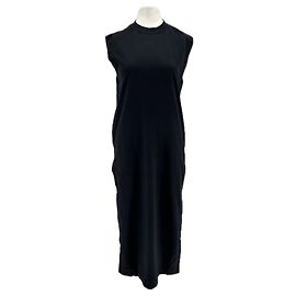 Top lungo nero davanti maniche corte Phoebe Philo Nero
