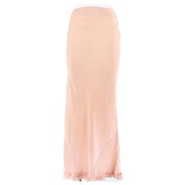 Paco Rabanne Beige Satinrock Beige