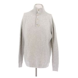 American Vintage Wollmischung Pullover Grau Hoher Kragen M Grau