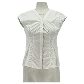 Autre Marque Camisa branca sem mangas Branco