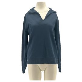 Autre Marque Pull LAMAREL en coton bleu marine XS Bleu Marine