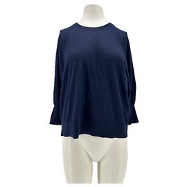 Eric Bompard Kaschmirpullover Navy Blau Marineblau