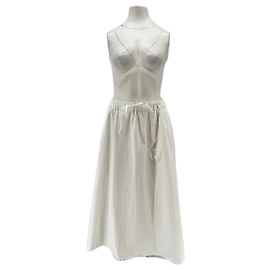 Autre Marque Falda larga blanca "Teli" Blanco