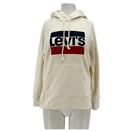 Levi's Sudadera con capucha blanco roto Beige