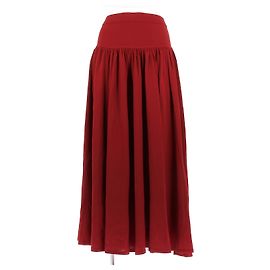 Autre Marque Falda larga roja Romy de viscosa LOULOU DE SAISON Roja