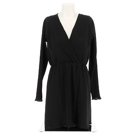Robe noire à manches longues Carven Noir