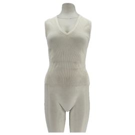 Top blanc sans manches Veronica Beard Blanc