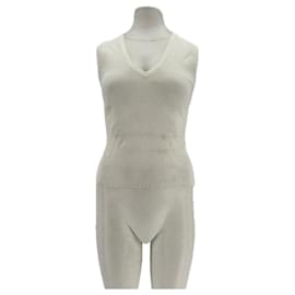 Top branco sem mangas Veronica Beard Branco