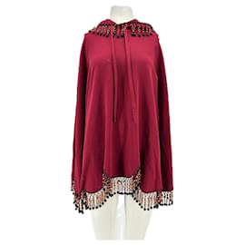 Autre Marque Bordeaux Kapuzenpullover Bordeaux